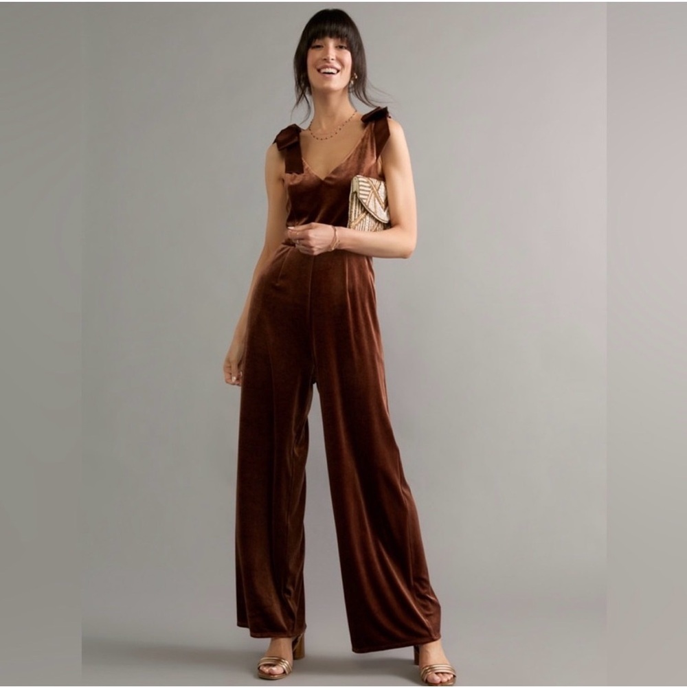 Francesca's Collections Rich Brown Satin Dress